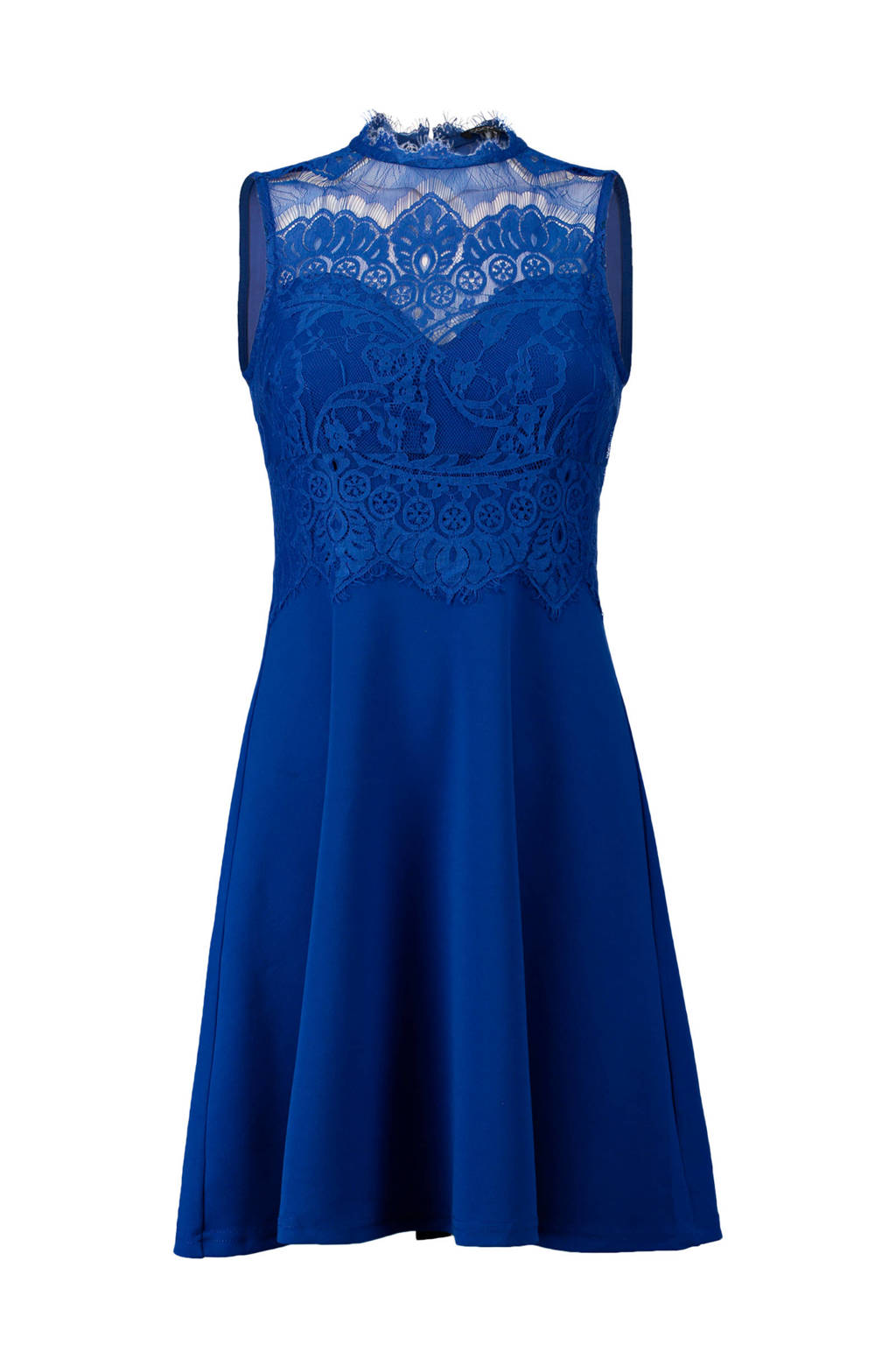 Wonderbaarlijk CoolCat jurk met kant blauw | wehkamp VT-12