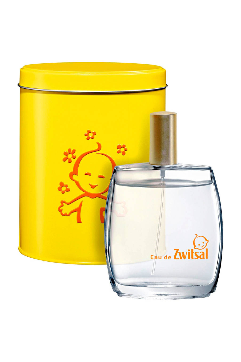 Zwitsal parfum Eau de Zwitsal cadeaupakket met blik 95 ml