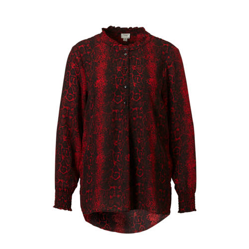 Jacqueline De Yong Blouse Met Slangenprint jacqueline de yong kopen in de aanbieding