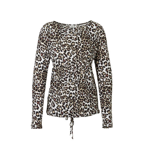 Jacqueline De Yong Top Met Panter Print jacqueline de yong kopen in de aanbieding