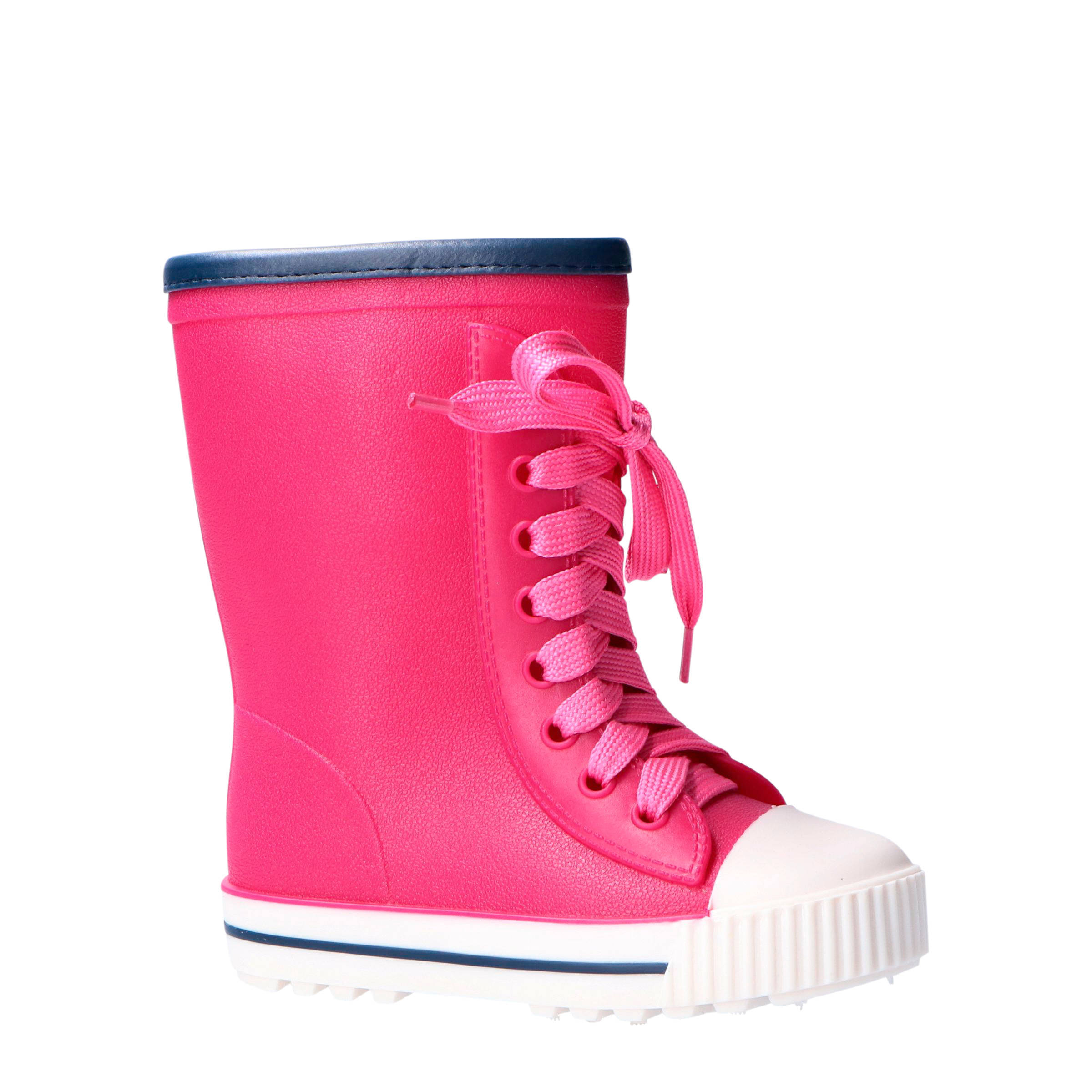 regenlaarzen met veter roze regenlaarzen met veter roze