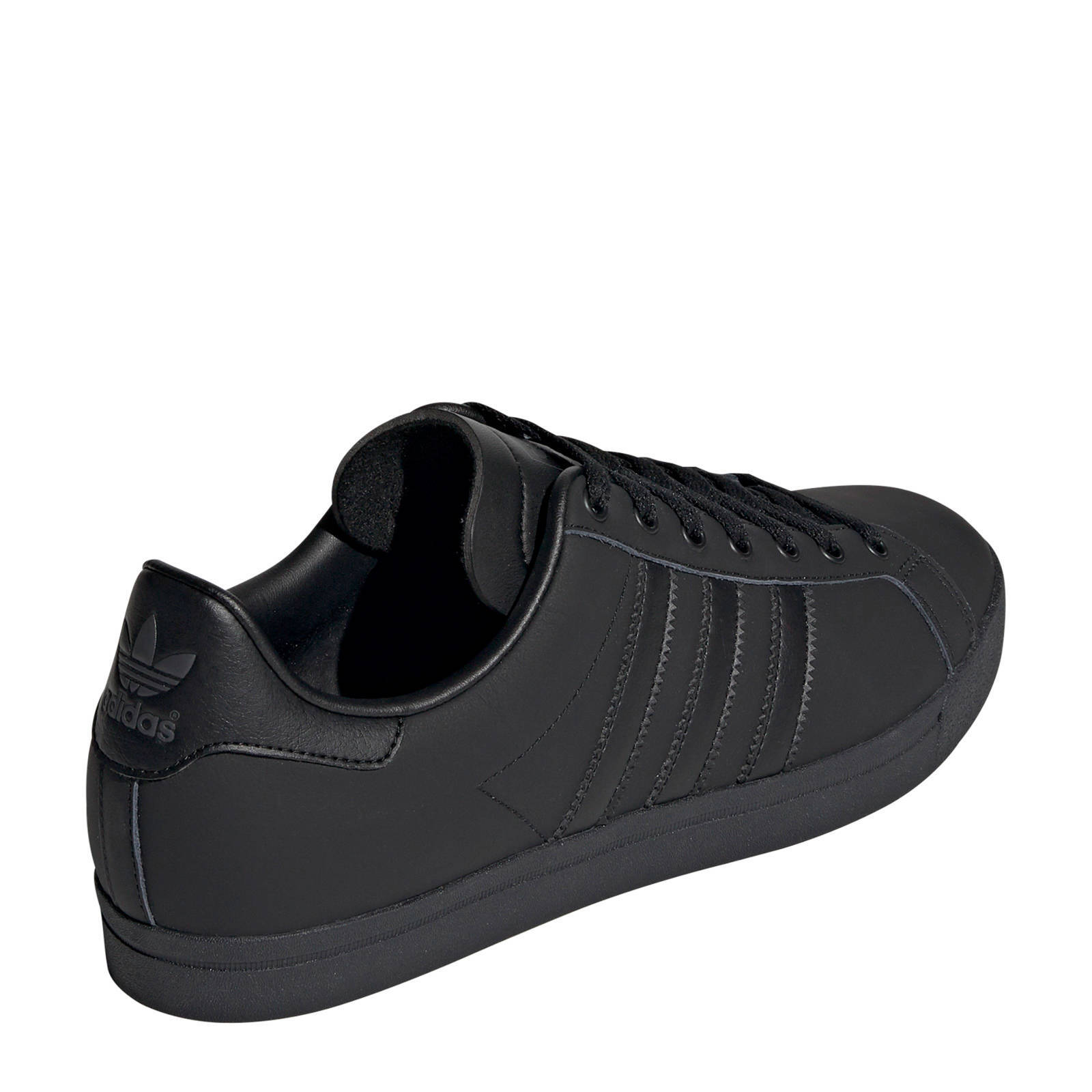 adidas Originals Coast Star J leren sneakers zwart | wehkamp