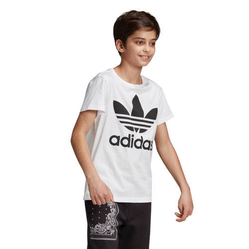 adidas Originals unisex Adicolor T-shirt wit/zwart