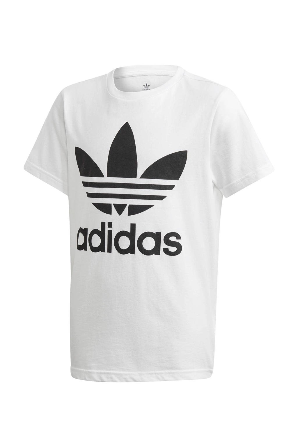 adidas Originals unisex Adicolor T-shirt wit/zwart