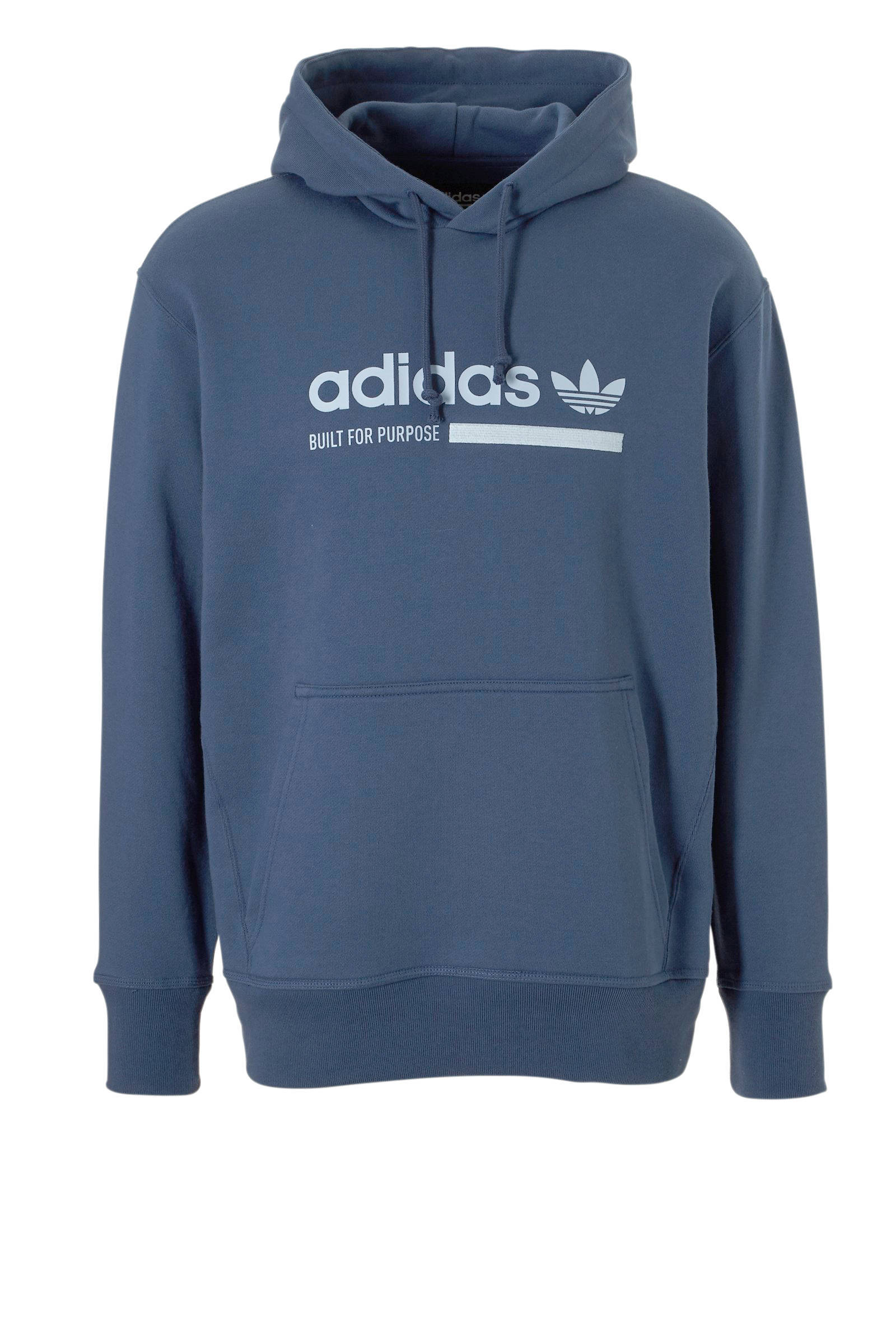 adidas Originals hoodie blauw | wehkamp adidas Originals sweater blauw | wehkamp