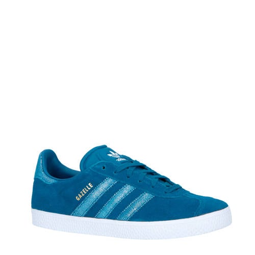 Adidas Originals Gazelle J Suede Sneakers Blauw adidas kopen in de aanbieding Adidas Originals Gazelle J Suede Sneakers Blauw adidas kopen in de aanbieding