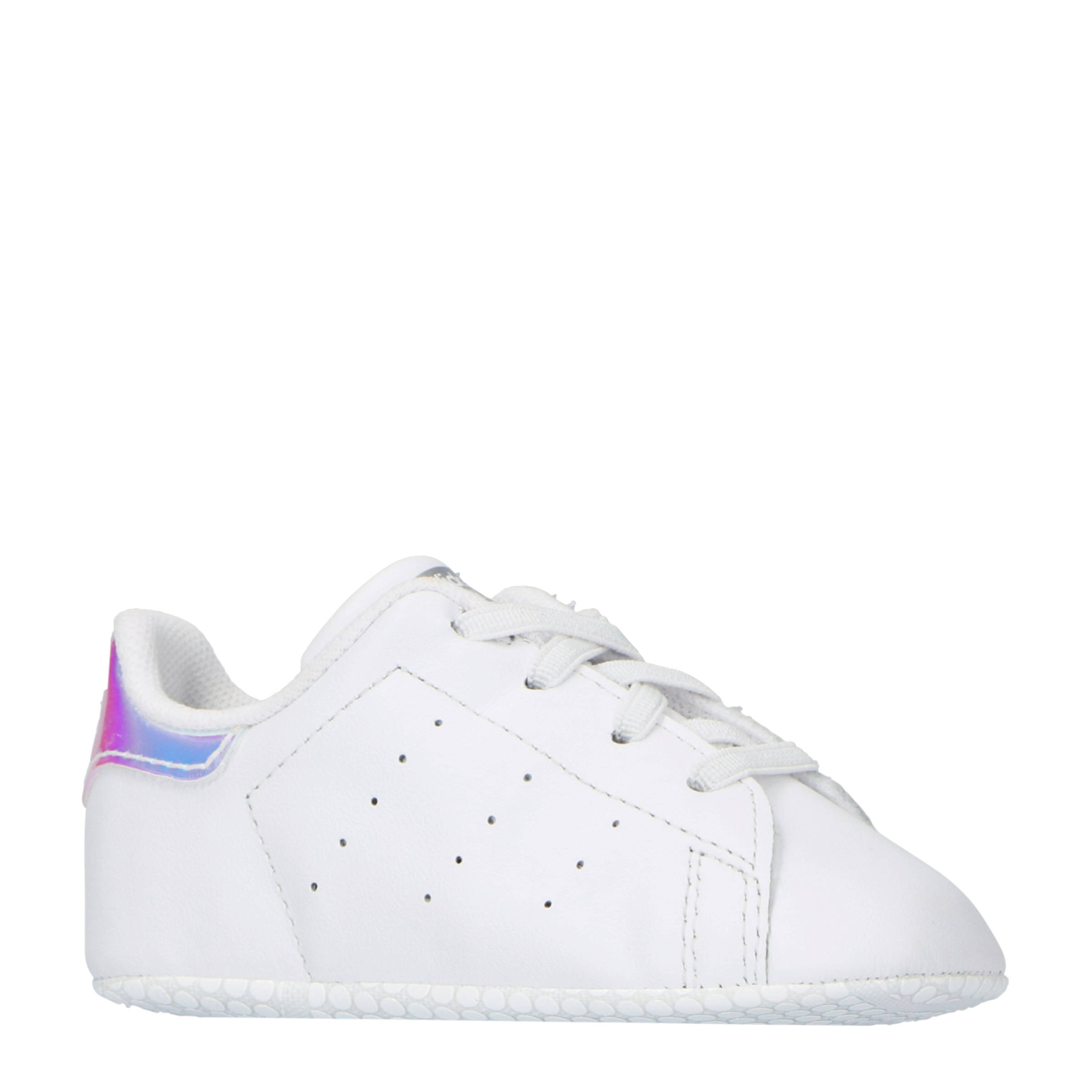 adidas Originals Stan Smith Crib leren sneakers witmetallic adidas Originals Stan Smith Crib leren sneakers witmetallic