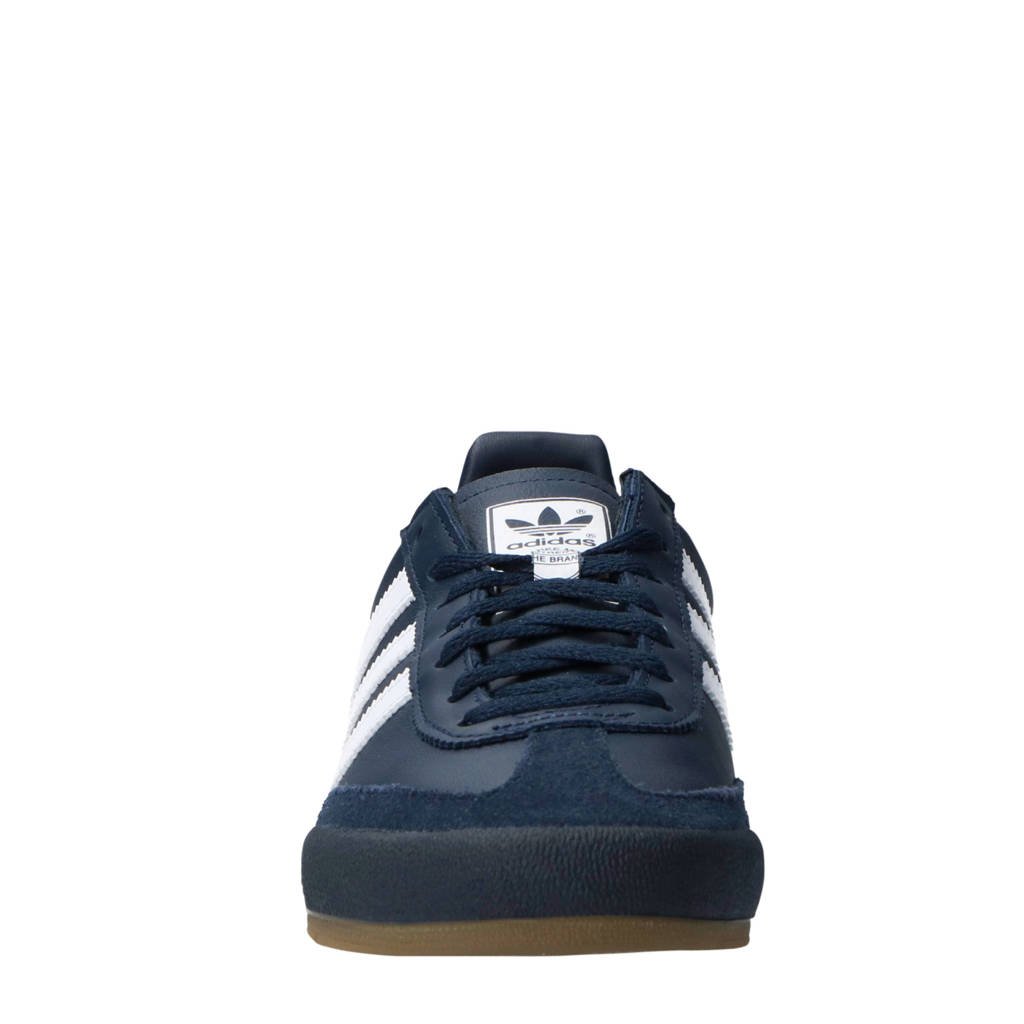 Adidas Jeans Originals Leer wit Donkerblauw Sneakers q0fwHxq1