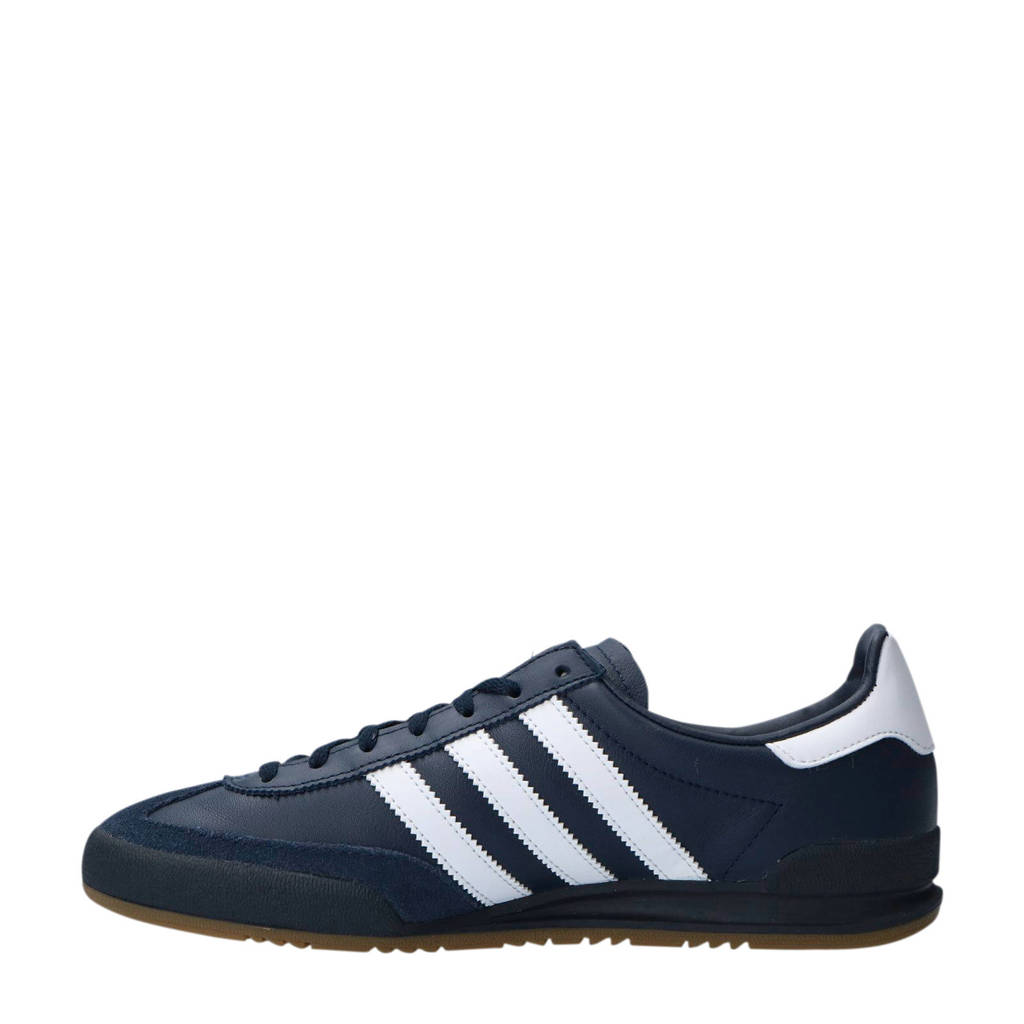Adidas Jeans Originals Leer wit Donkerblauw Sneakers q0fwHxq1