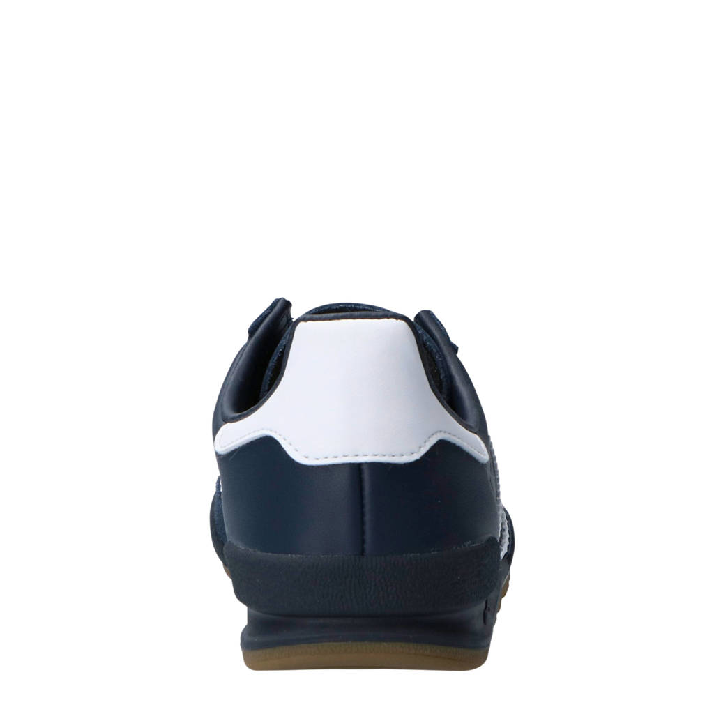 Adidas Jeans Originals Leer wit Donkerblauw Sneakers q0fwHxq1