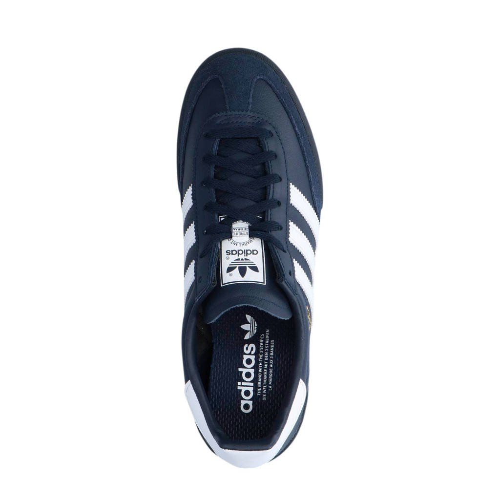 Adidas Jeans Originals Leer wit Donkerblauw Sneakers q0fwHxq1