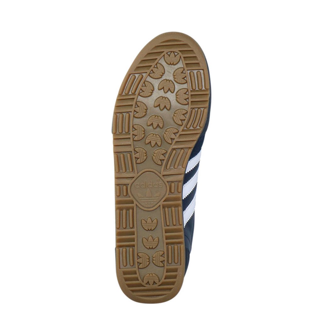 Adidas Jeans Originals Leer wit Donkerblauw Sneakers q0fwHxq1