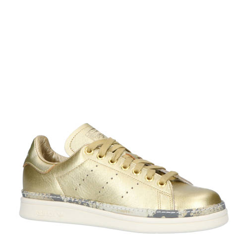 Adidas Originals Stan Smith New Bold W Leren Sneakers Goud adidas kopen in de aanbieding Adidas Originals Stan Smith New Bold W Leren Sneakers Goud adidas kopen in de aanbieding
