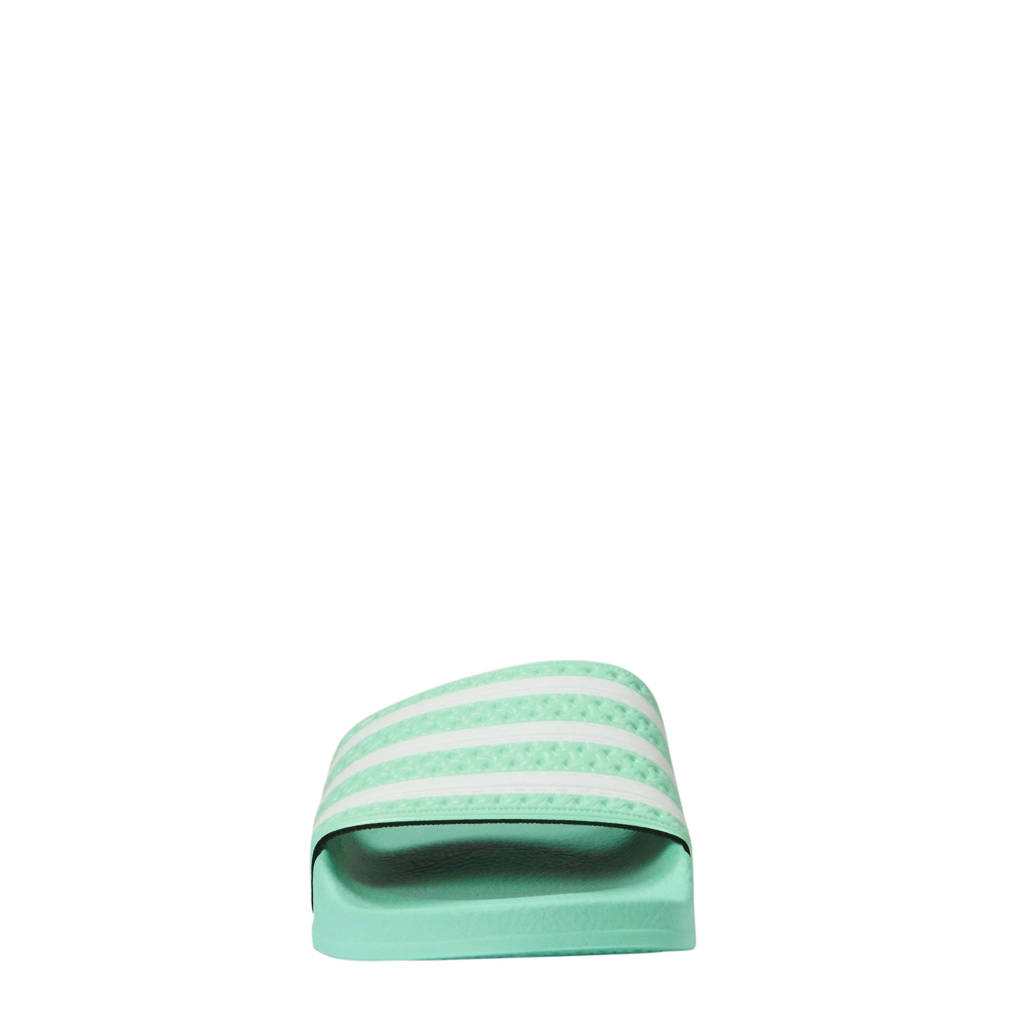 Adidas Badslippers Mintgroen Aqua wit Adilette Originals SWxBnZSYrq