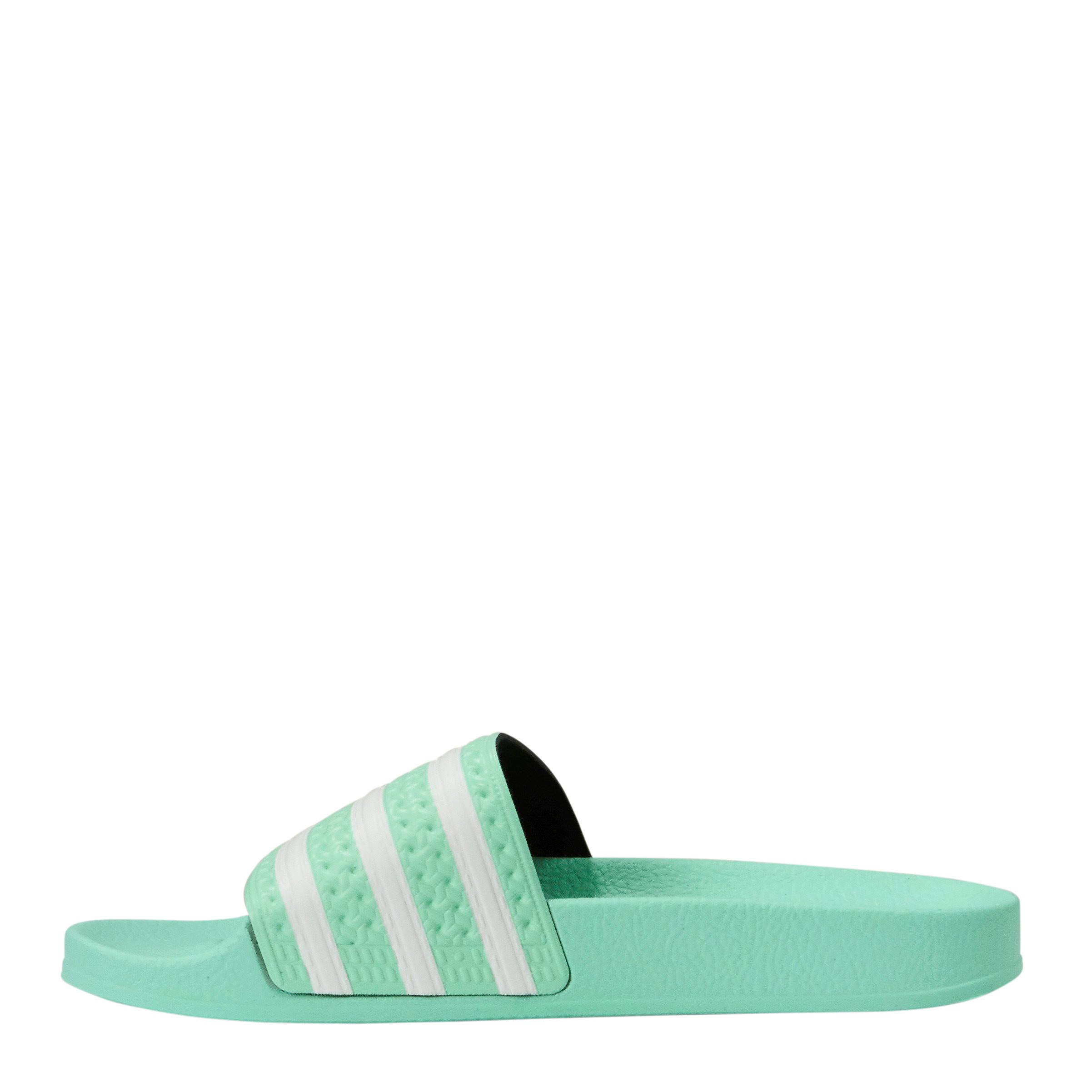adilette aqua badslippers mintgroen/wit adilette aqua badslippers mintgroen/wit