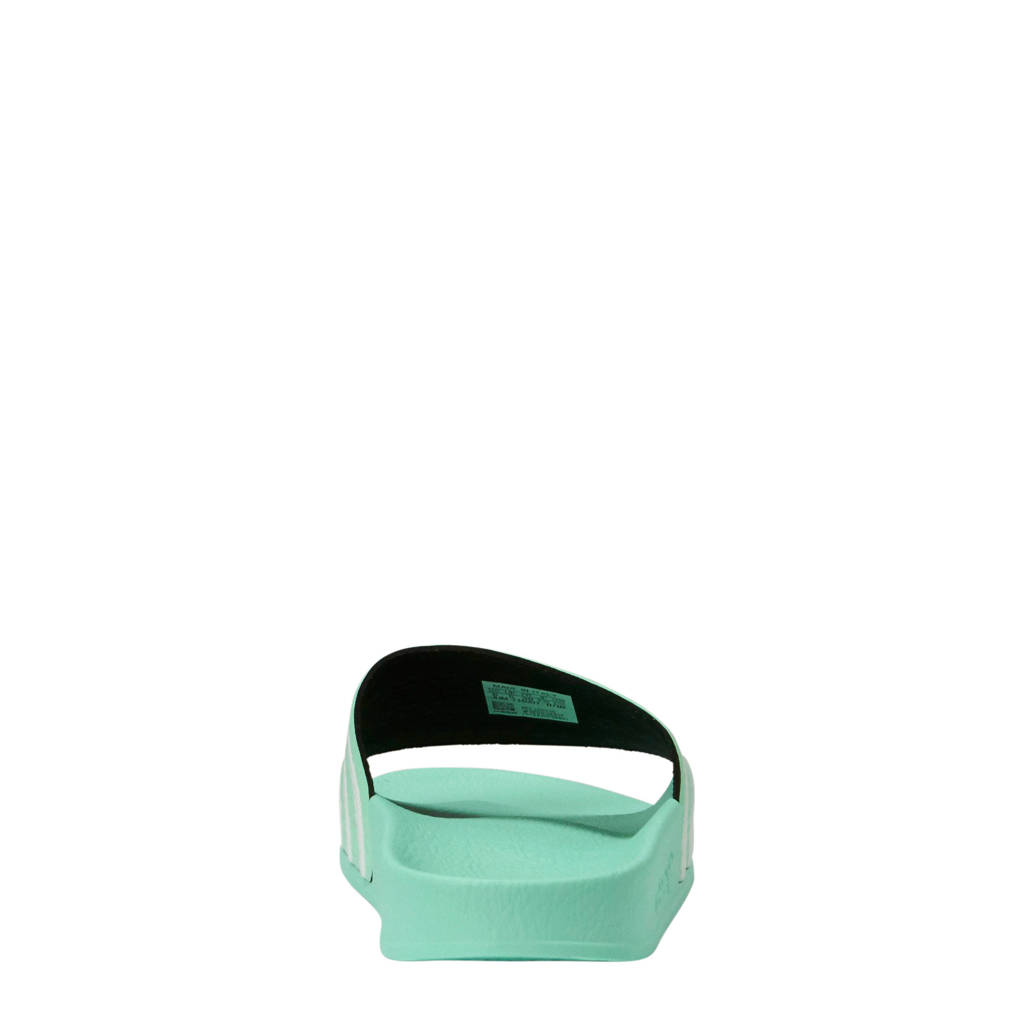 Adidas Badslippers Mintgroen Aqua wit Adilette Originals SWxBnZSYrq