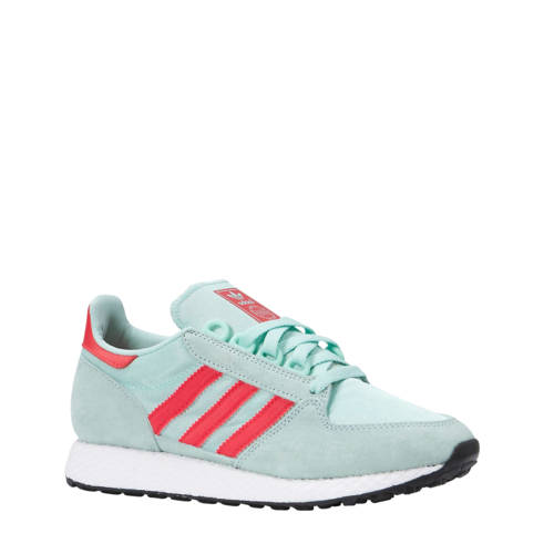 Adidas Originals Forest Grove W Suede Sneakers Mintgroen adidas kopen in de aanbieding