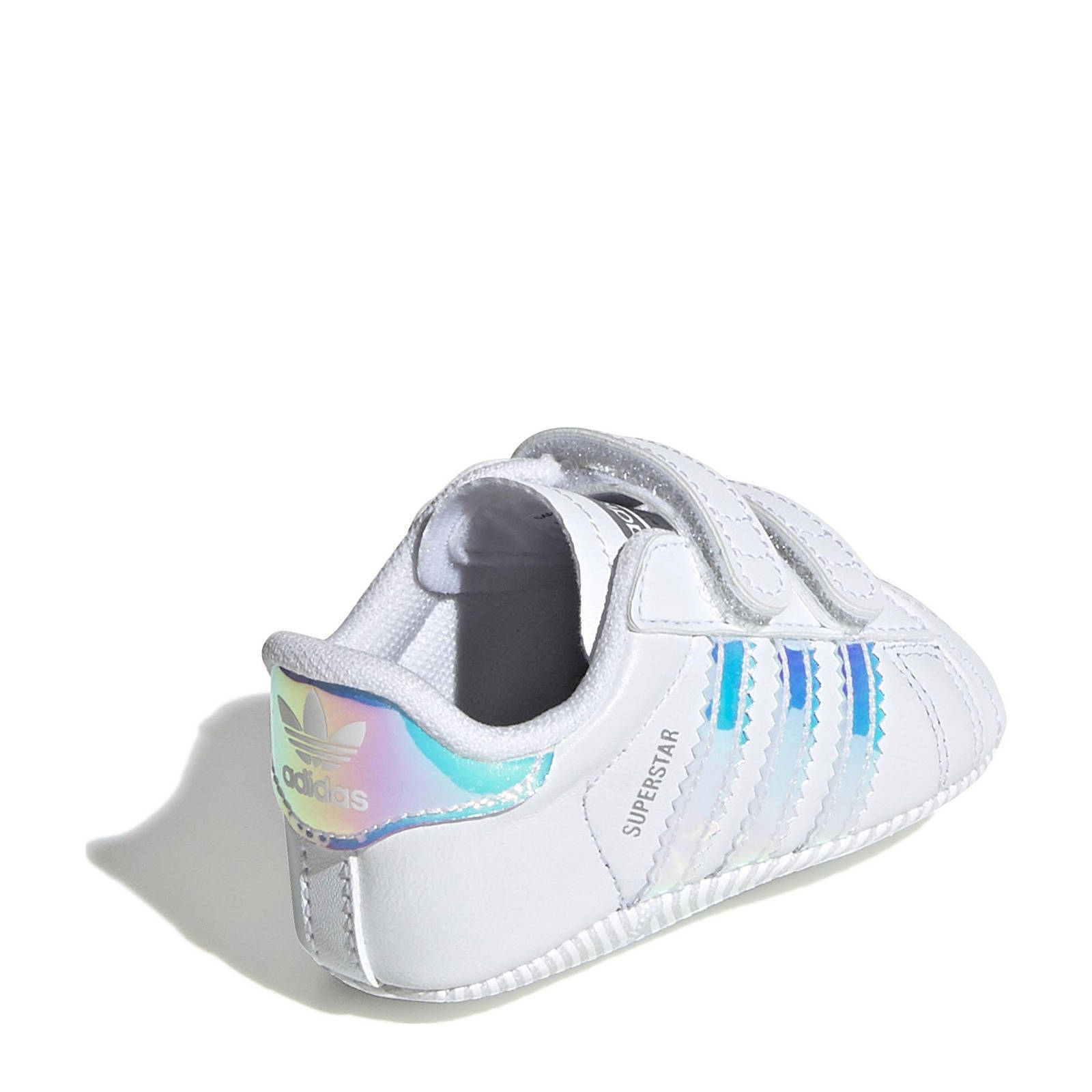 adidas Originals Superstar Crib babyschoenen wit/metallic | wehkamp