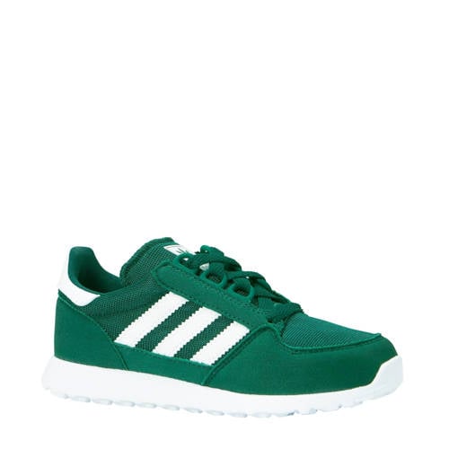 Adidas Originals Forest Grove Cf I Suede Sneakers Groen adidas kopen in de aanbieding