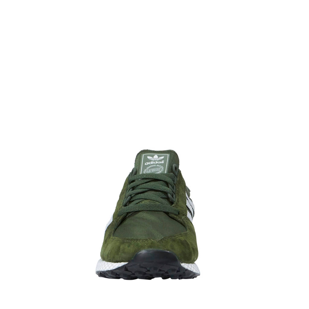 Sneakers Donkergroen Suède Adidas wit Grove Forest Originals IxqHwv