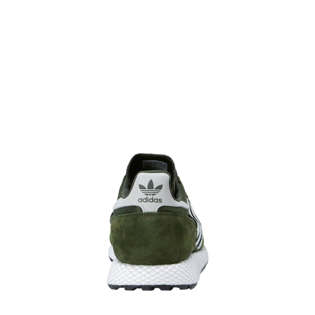 Sneakers Donkergroen Suède Adidas wit Grove Forest Originals IxqHwv
