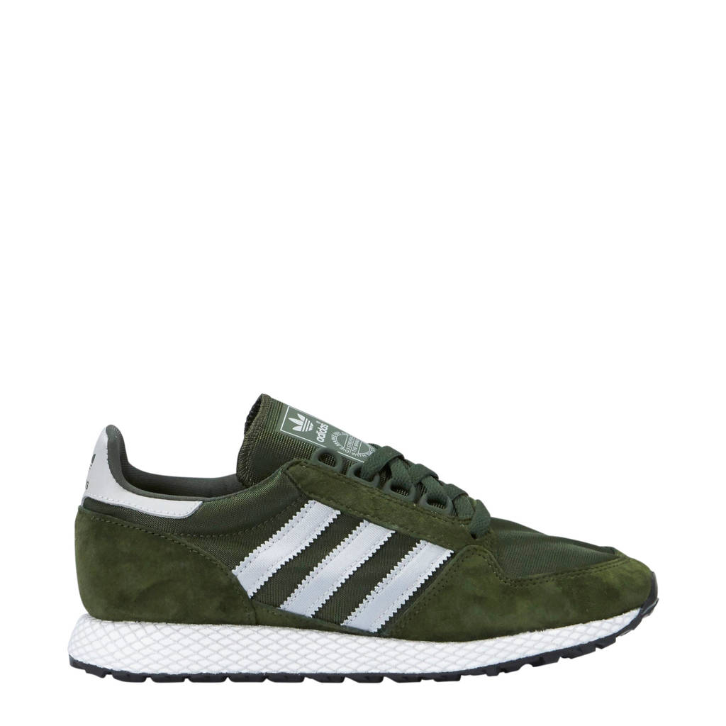 Sneakers Donkergroen Suède Adidas wit Grove Forest Originals IxqHwv