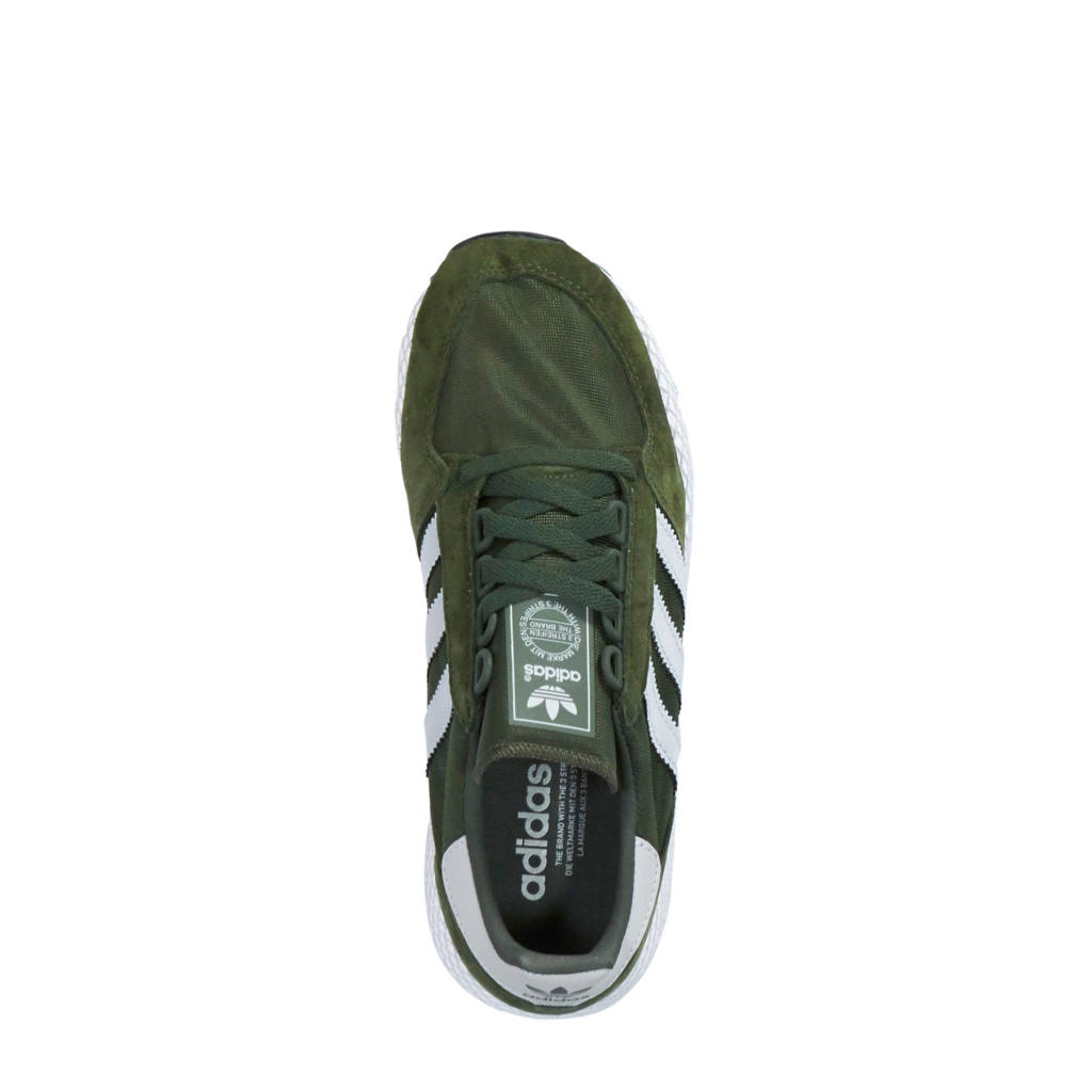 Sneakers Donkergroen Suède Adidas wit Grove Forest Originals IxqHwv