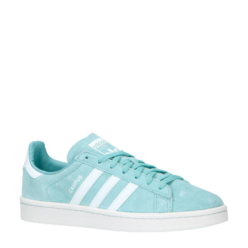 Adidas Originals Campus Nubuck Sneakers Grijsblauwwit adidas kopen in de aanbieding