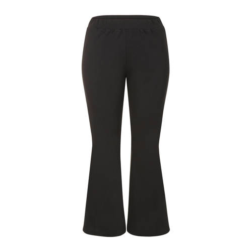 Miss Etam Plus Sweat Broek Uni Zwart miss etam kopen in de aanbieding