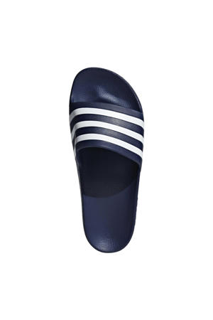 Adilette Aqua badslippers donkerblauw