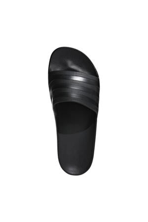 Adilette Aqua badslippers zwart