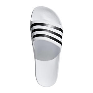 Adilette Aqua badslippers wit/zwart