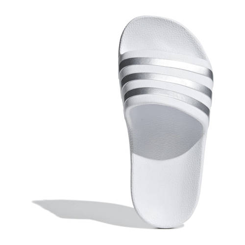 Adidas Performance Badslippers Adilette Aqua K Witzilver adidas kopen in de aanbieding