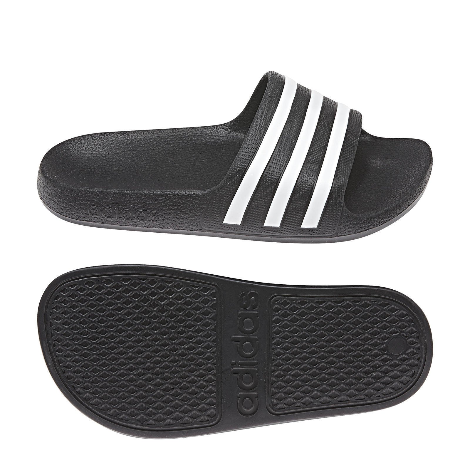 Adilette Aqua badslippers zwart