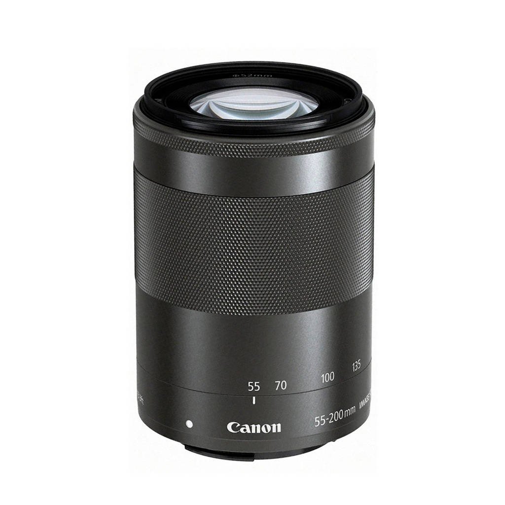Canon telelens EF-M 55-200mm f/4.5-6.3 IS STM, Zwart