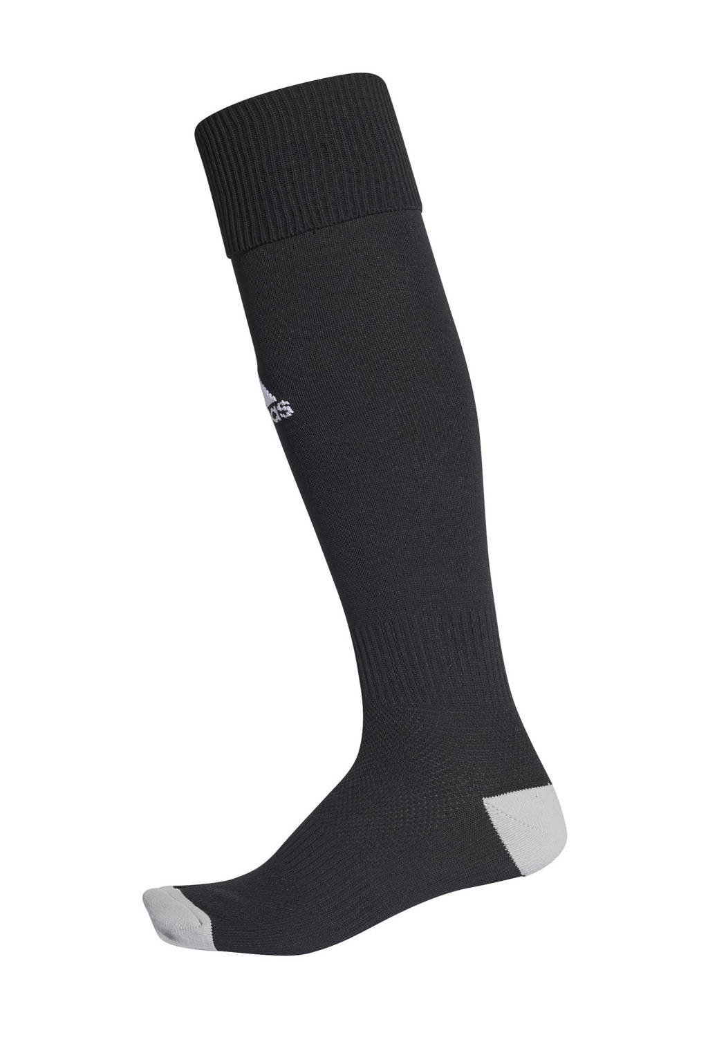 adidas Performance Senior voetbalsokken Milano 16 zwart, Zwart/lichtgrijs