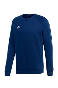 adidas Performance   sportsweater Core 18 donkerblauw, Donkerblauw/wit