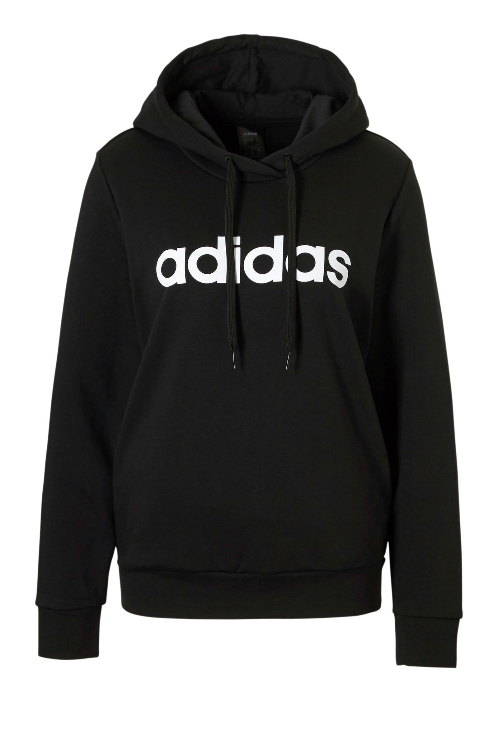 adidas Performance sportsweater zwart/wit | wehkamp