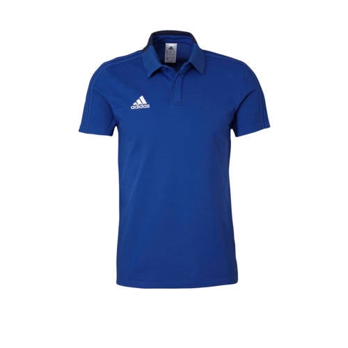 Adidas Performance Sportpolo Blauw adidas kopen in de aanbieding