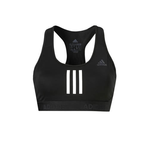 Adidas Performance Sportbh Zwartwit adidas kopen in de aanbieding