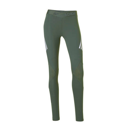Adidas Performance 78 Sportlegging Donkergroen adidas kopen in de aanbieding