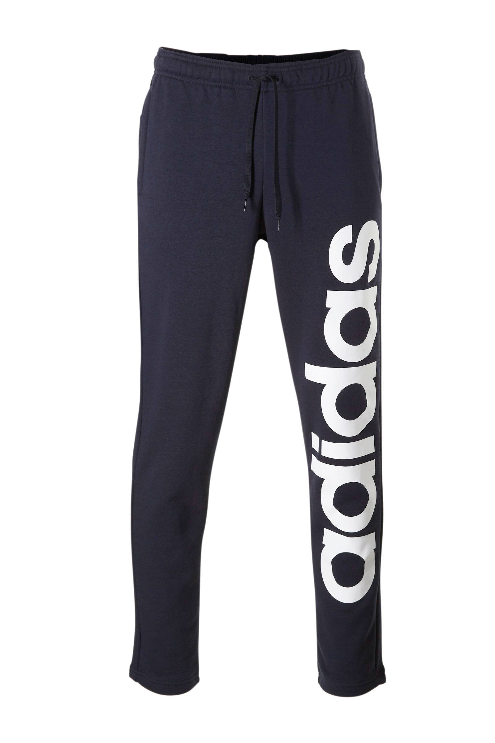 regular fit joggingbroek met logo donkerblauw regular fit joggingbroek met logo donkerblauw