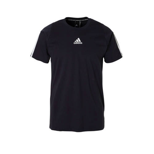 Adidas Performance Sport T Shirt Donkerblauw adidas kopen in de aanbieding
