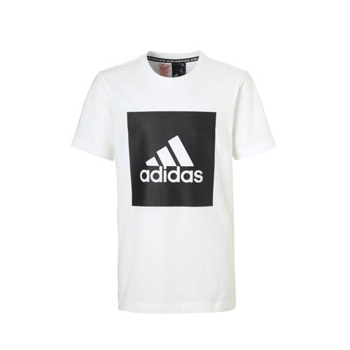 Adidas Performance Sport T Shirt Wit adidas kopen in de aanbieding