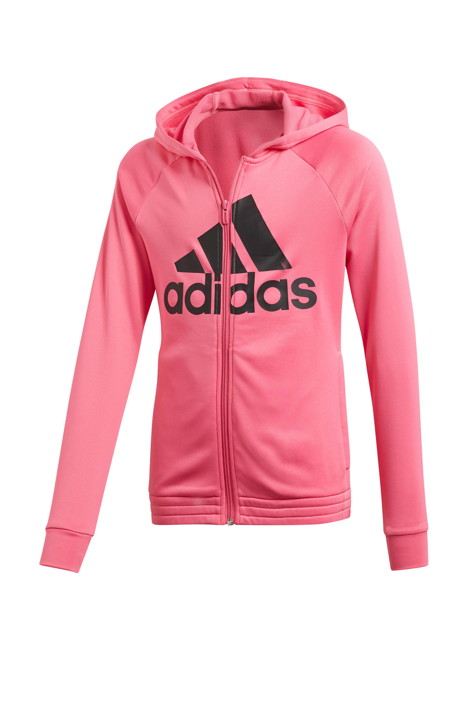 adidas Performance trainingspak zwart/roze | wehkamp