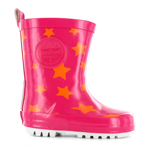 Shoesme Regenlaarzen Met Sterren Roze shoesme kopen in de aanbieding