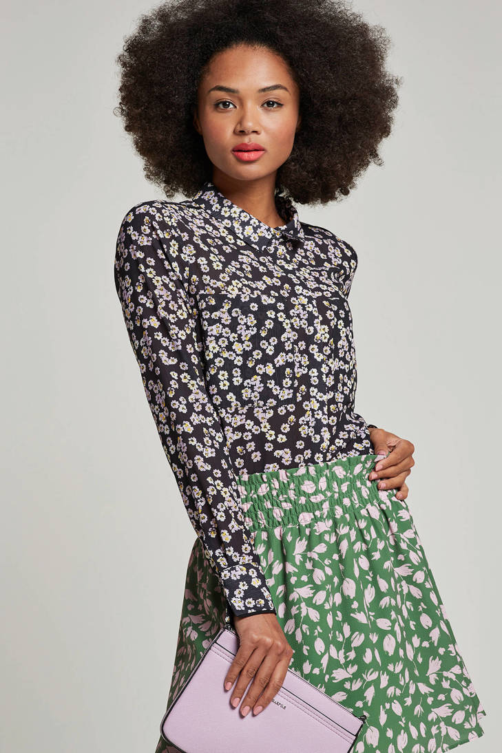 gebloemde Label Another Label blouse gebloemde blouse Another 4pqIXxw