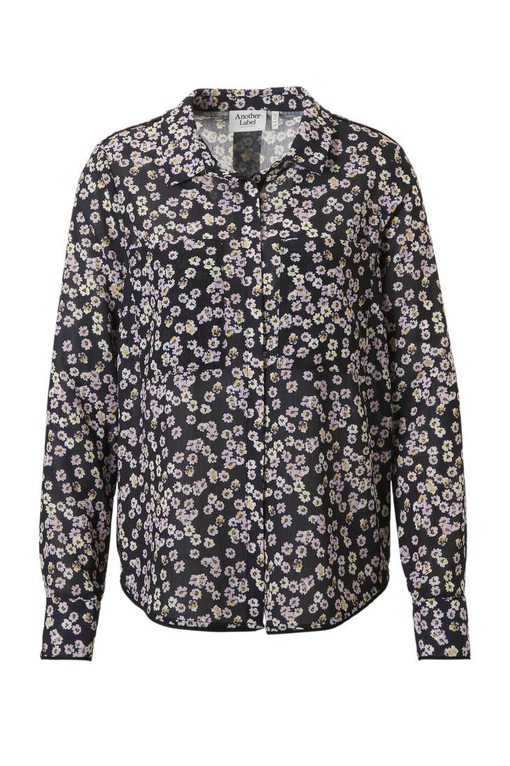 gebloemde Label Another Label blouse gebloemde blouse Another 4pqIXxw