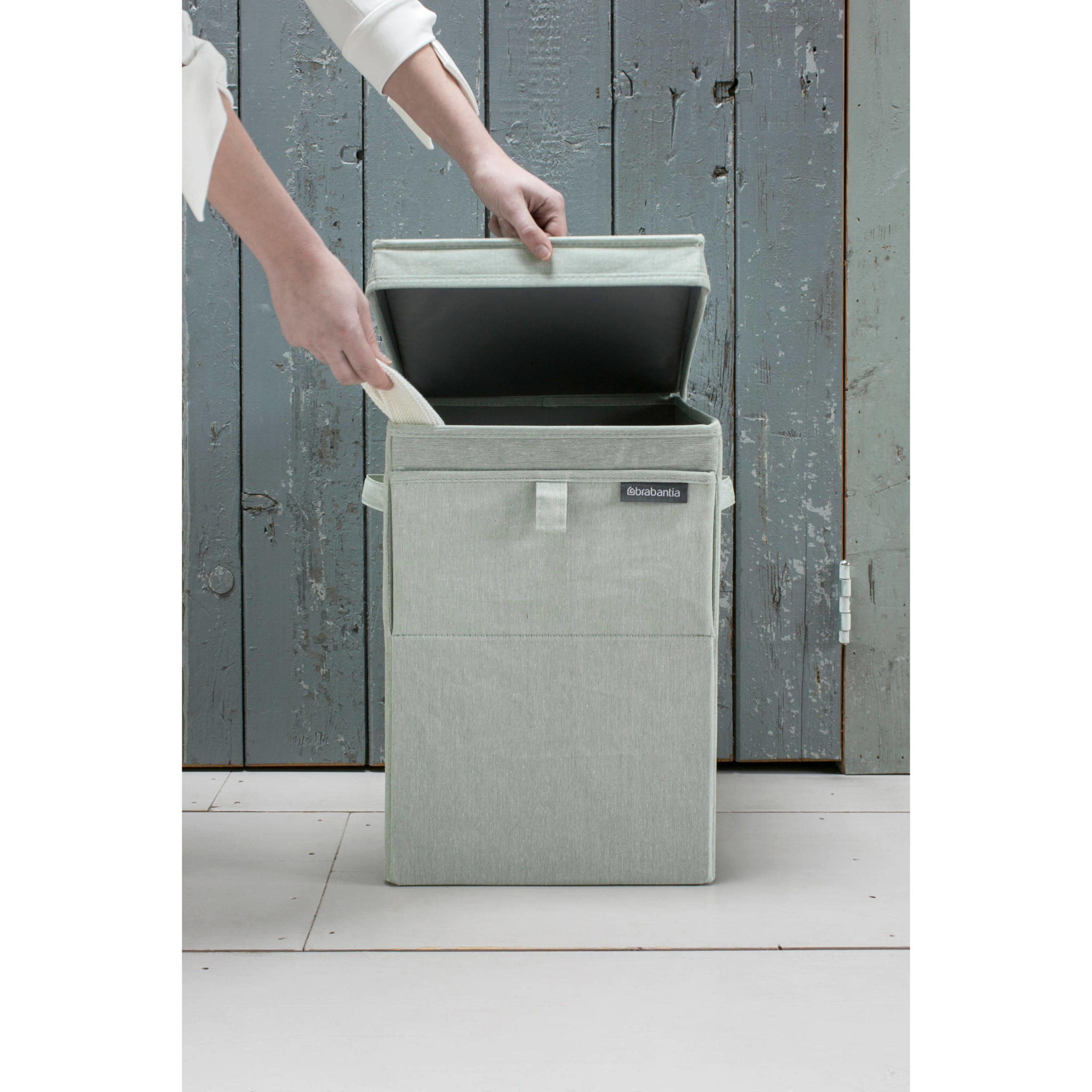Brabantia stapelbare wasmand (met deksel) (35 liter) - Afbeelding 3