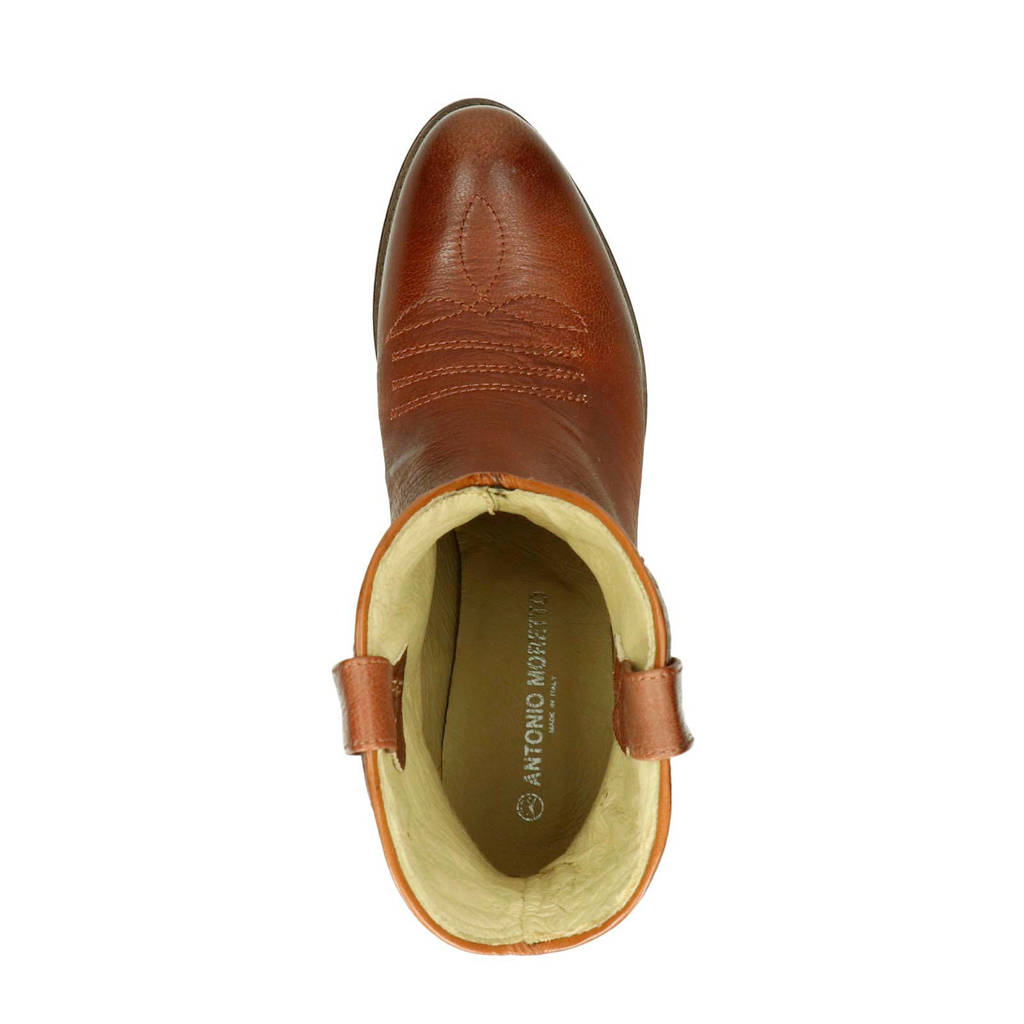 Laarzen Moretto Cowboy Cognac Antonio Leren 6zqZB6t